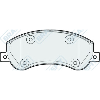 Photo Brake Pad Set, disc brake APEC braking PD3093