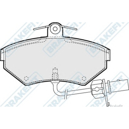 Foto Bremsbelagsatz, Scheibenbremse APEC braking PD3144