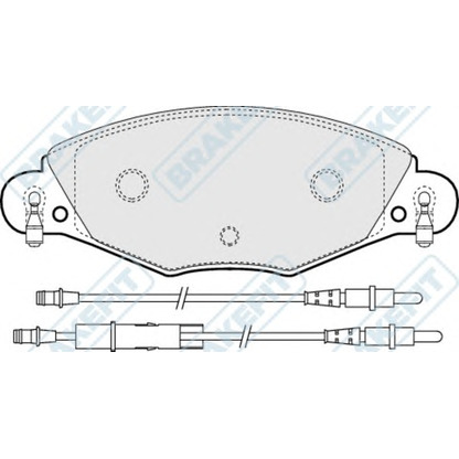 Photo Brake Pad Set, disc brake APEC braking PD3184