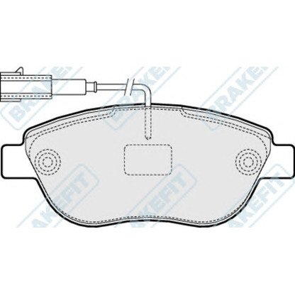 Photo Brake Pad Set, disc brake APEC braking PD3218