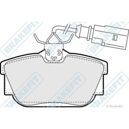 Zdjęcie Zestaw klocków hamulcowych, hamulce tarczowe APEC braking PD3147