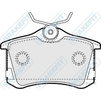 Photo Kit de plaquettes de frein, frein à disque APEC braking PD3182