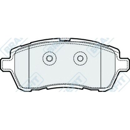 Фото Комплект тормозных колодок, дисковый тормоз APEC braking PD3284