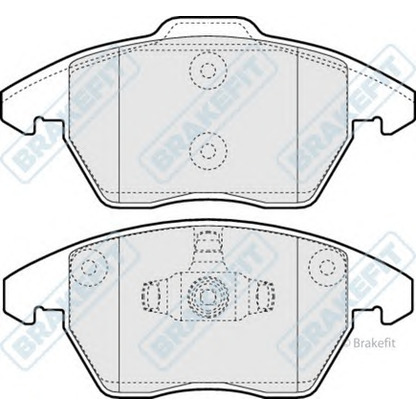 Foto Bremsbelagsatz, Scheibenbremse APEC braking PD3195