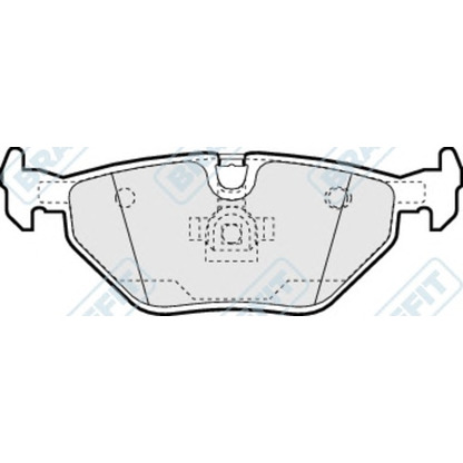 Foto Bremsbelagsatz, Scheibenbremse APEC braking PD3008