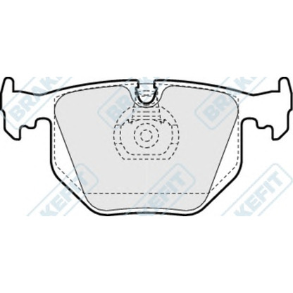 Фото Комплект тормозных колодок, дисковый тормоз APEC braking PD3299