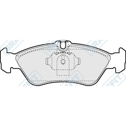 Foto Kit pastiglie freno, Freno a disco APEC braking PD3113