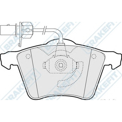 Photo Kit de plaquettes de frein, frein à disque APEC braking PD3046