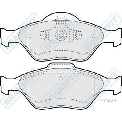 Photo Kit de plaquettes de frein, frein à disque APEC braking PD3048