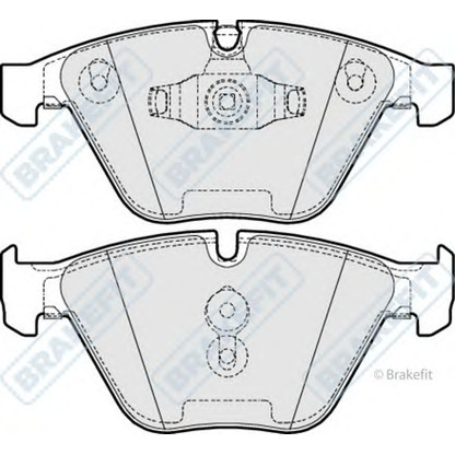 Фото Комплект тормозных колодок, дисковый тормоз APEC braking PD3238