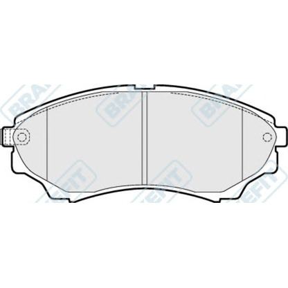 Foto Kit pastiglie freno, Freno a disco APEC braking PD3152