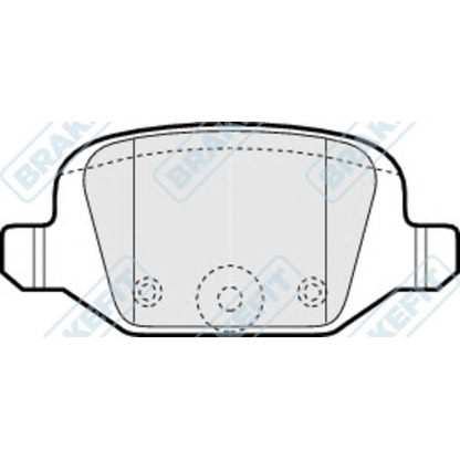 Фото Комплект тормозных колодок, дисковый тормоз APEC braking PD3177