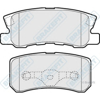 Фото Комплект тормозных колодок, дисковый тормоз APEC braking PD3181