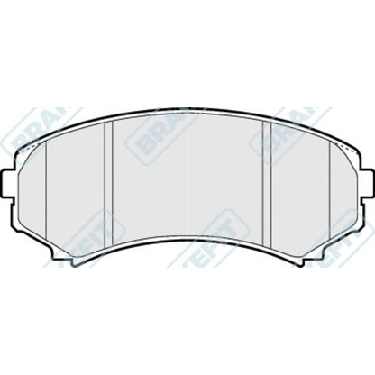 Zdjęcie Zestaw klocków hamulcowych, hamulce tarczowe APEC braking PD3183