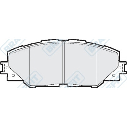 Foto Bremsbelagsatz, Scheibenbremse APEC braking PD3231