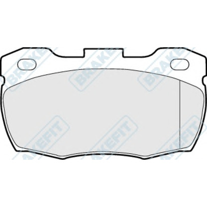 Фото Комплект тормозных колодок, дисковый тормоз APEC braking PD3293