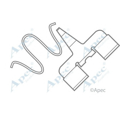 Photo Accessory Kit, disc brake pads APEC braking KIT324