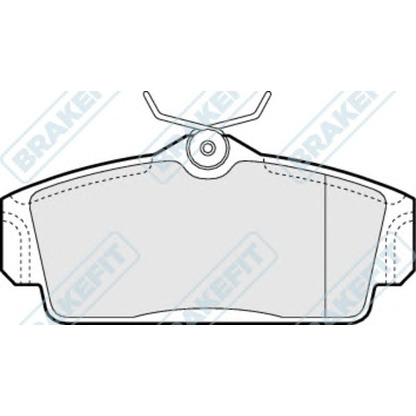 Zdjęcie Zestaw klocków hamulcowych, hamulce tarczowe APEC braking PD3042