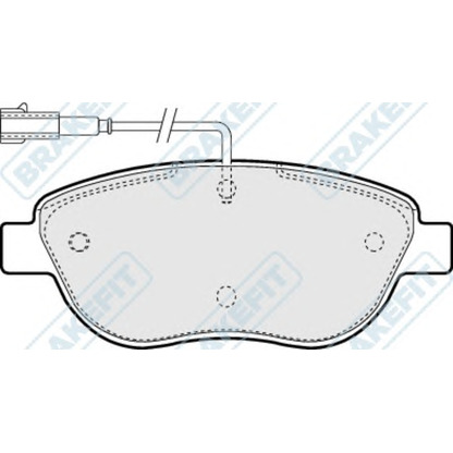 Foto Kit pastiglie freno, Freno a disco APEC braking PD3164