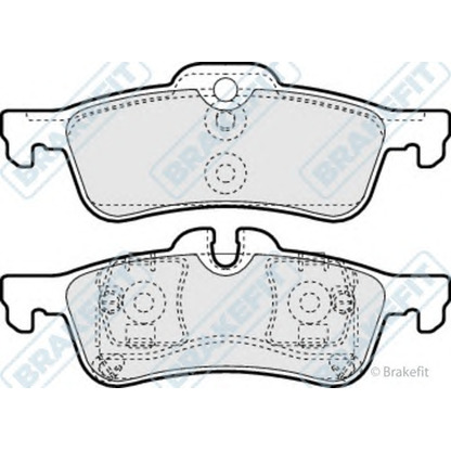 Фото Комплект тормозных колодок, дисковый тормоз APEC braking PD3065