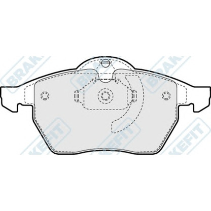 Photo Brake Pad Set, disc brake APEC braking PD3018