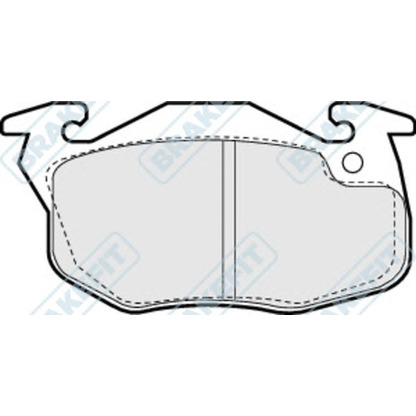 Фото Комплект тормозных колодок, дисковый тормоз APEC braking PD3002