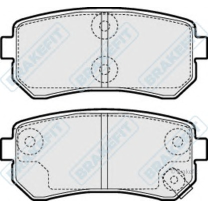 Foto Kit pastiglie freno, Freno a disco APEC braking PD3165