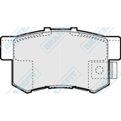 Foto Kit pastiglie freno, Freno a disco APEC braking PD3170