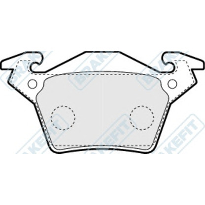 Фото Комплект тормозных колодок, дисковый тормоз APEC braking PD3171