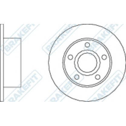 Photo Brake Disc APEC braking DK6061