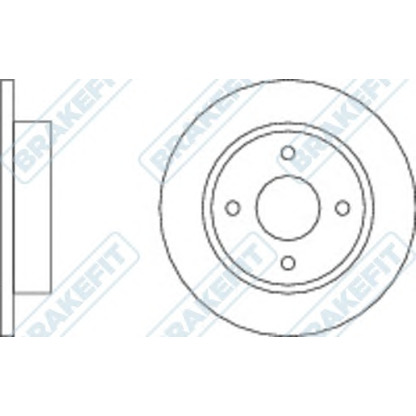 Photo Disque de frein APEC braking DK6043
