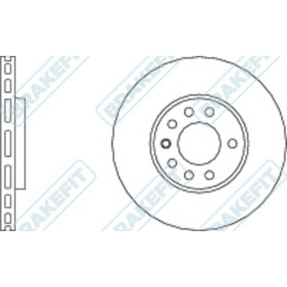 Фото Тормозной диск APEC braking DK6105