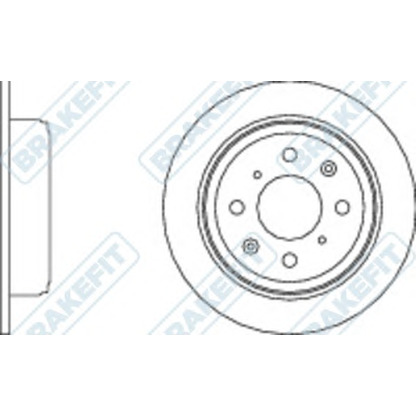 Photo Disque de frein APEC braking DK6053