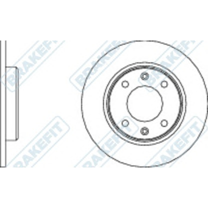 Zdjęcie Tarcza hamulcowa APEC braking DK6059