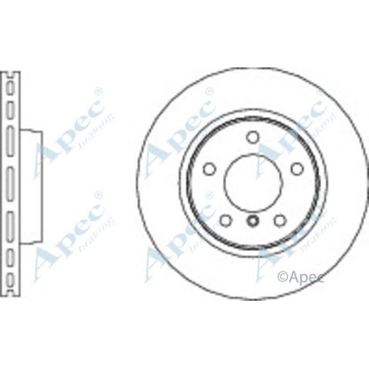 Zdjęcie Tarcza hamulcowa APEC braking DSK3100