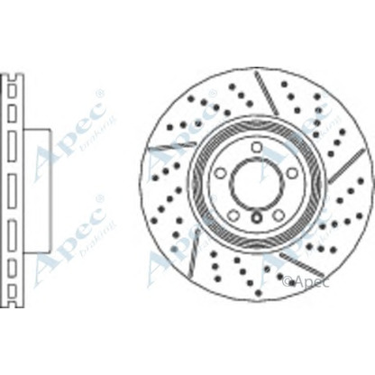 Photo Brake Disc APEC braking DSK3107