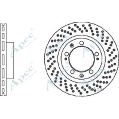 Photo Disque de frein APEC braking DSK3109