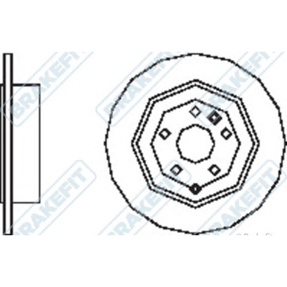 Фото Тормозной диск APEC braking DK6127