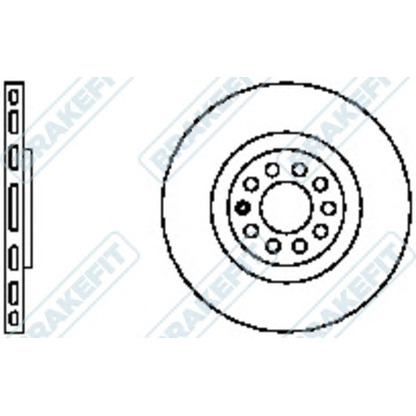 Фото Тормозной диск APEC braking DK6151