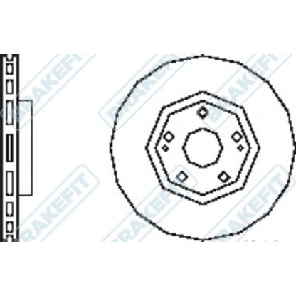 Фото Тормозной диск APEC braking DK6171