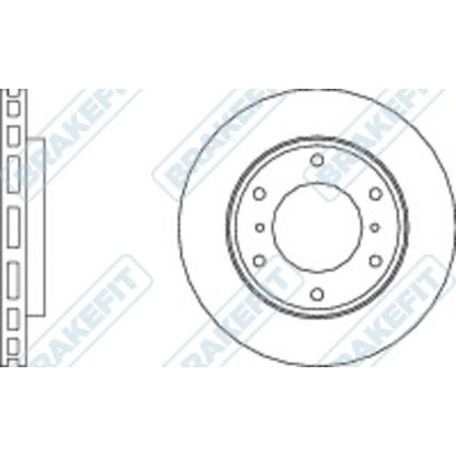 Photo Disque de frein APEC braking DK6174
