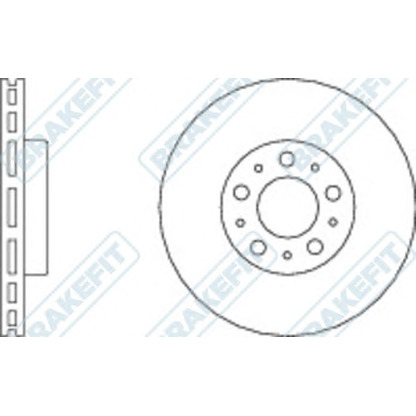 Photo Disque de frein APEC braking DK6182