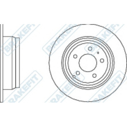 Photo Brake Disc APEC braking DK6189