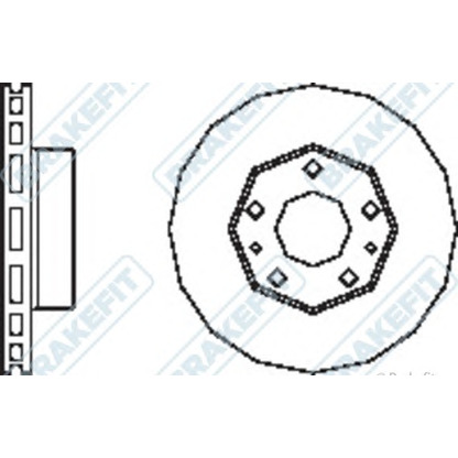 Фото Тормозной диск APEC braking DK6192