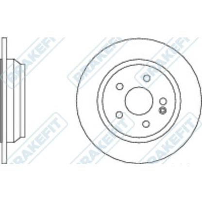 Фото Тормозной диск APEC braking DK6198