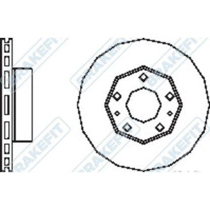 Foto Disco  freno APEC braking DK6209