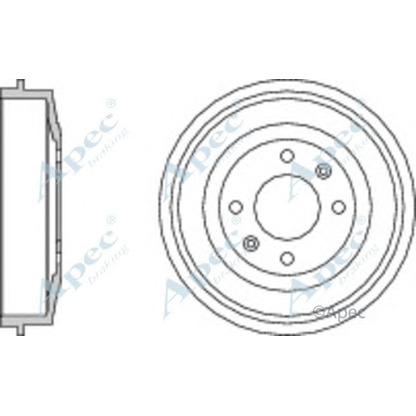 Zdjęcie Bęben hamulcowy APEC braking DRM9504