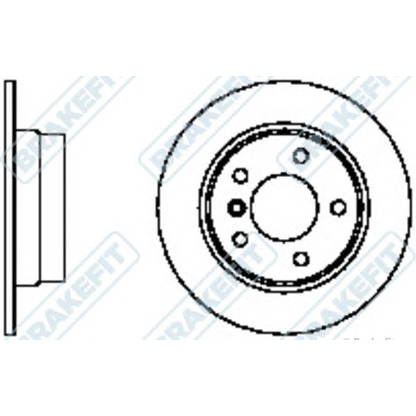 Foto Disco de freno APEC braking DK6282