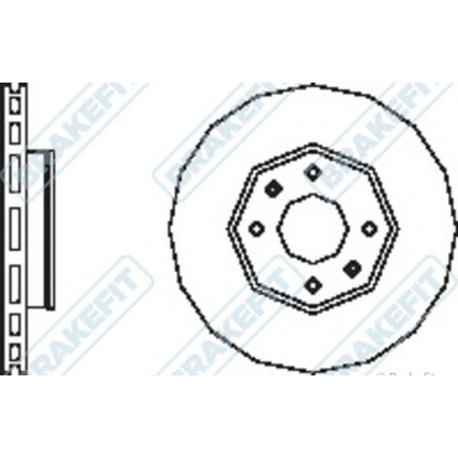 Photo Disque de frein APEC braking DK6286