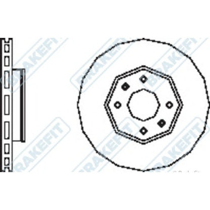 Zdjęcie Tarcza hamulcowa APEC braking DK6286